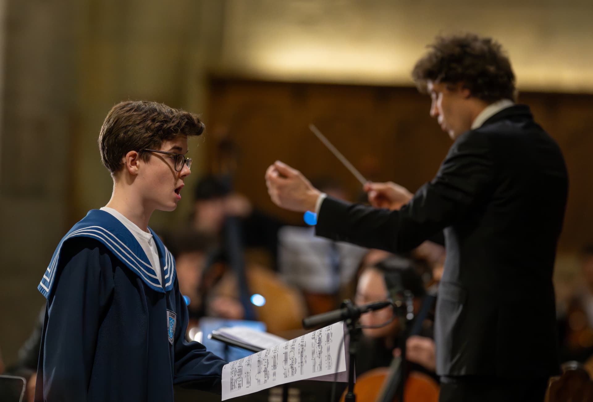 Soloist of the Zurich Boys' Choir with Kevin Griffiths