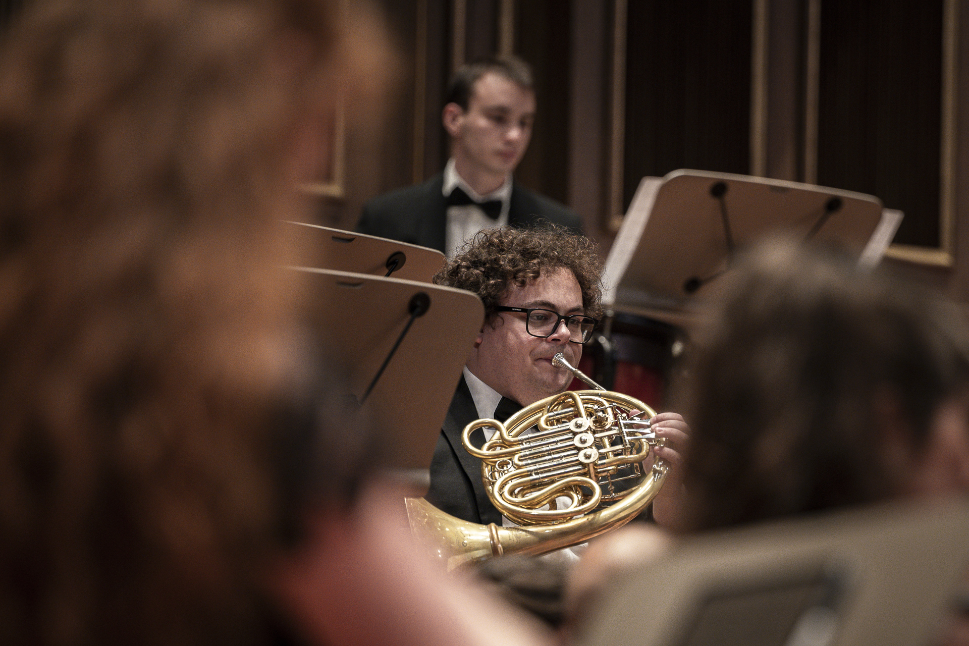 Horn player of the Empyrean Orchestra at the Tonhalle Zürich – «Mephisto»