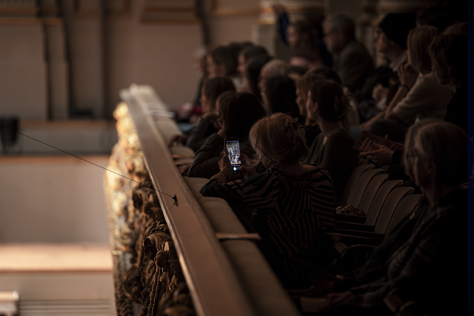 Audience in the Grosser Saal of the Tonhalle Zürich